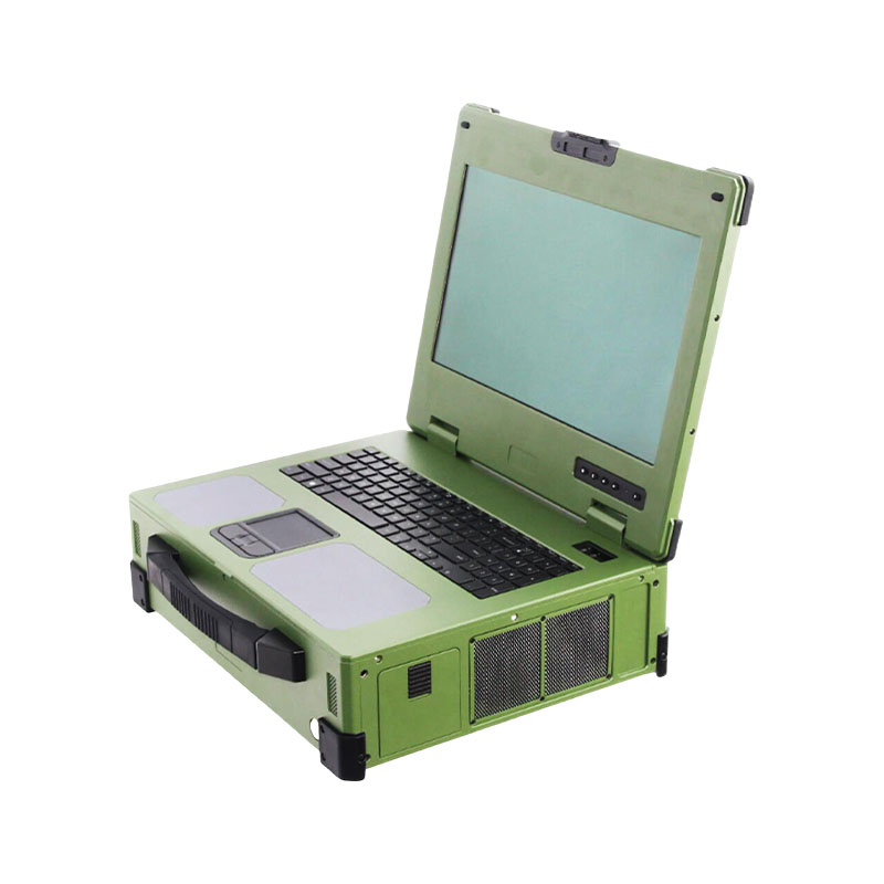 How can the cooling system of a ruggedized laptop computer be optimized to adapt to high-temperature environments?